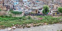  A view of the Jukskei River on February 02, 2021 in Alexandra, South Africa. Families at the Sjwetla informal settlement along the Juskei River are living in fear as the heavy rains in Gauteng continue. (Photo by Gallo Images/Sharon Seretlo)