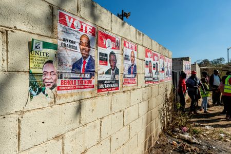 A stop-start bus trip from Joburg to Harare, where not all will be voting