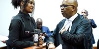 Duduzile Zuma-Sambudla with Dali Mpofu in court on 10 November.(Photo: Darren Stewart / Gallo Images)