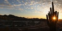 AVONDALE, ARIZONA - MARCH 07: General view as the sun sets following the NASCAR Xfinity Series LS Tractor 200 at Phoenix Raceway on March 07, 2020 in Avondale, Arizona. (Photo by Christian Petersen/Getty Images)