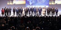 German Chancellor Olaf Scholz (C) and heads of African states and delegation members pose for a family photo prior to the start of the 4th edition of the G20 Investment Summit - German Business and the Compact with Africa (CwA) countries, in Berlin, Germany, 20 November 2023. During the G20 Investment Summit, the African Compact partner countries will meet with high-ranking representatives of German companies to explore investments under the framework of the G20 partnership with Africa.  EPA-EFE/FILIP SINGER