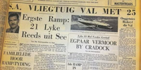 Inquiry hears 1967 plane crash ‘wiped out’ man who could’ve altered SA history