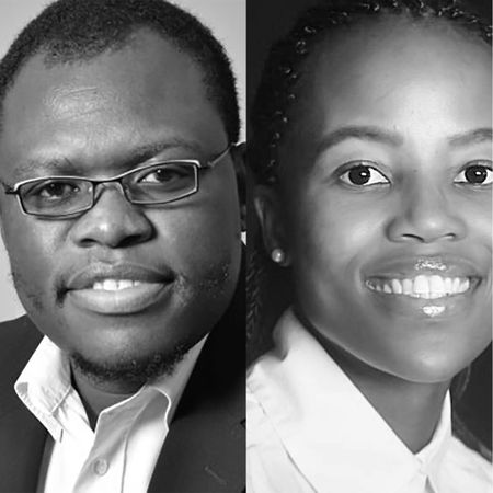 Vusi Gumede and Asanda Fotoyi