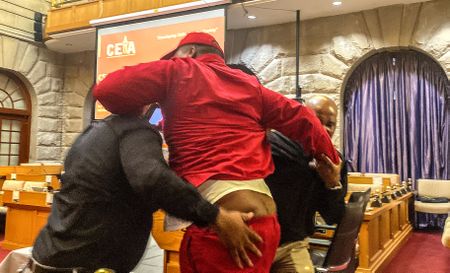 EFF's Sihle Lonzi evicted from Parliament after challenging Seta board appointments
