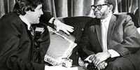 Tony Heard interviews exiled ANC leader Oliver Tambo in London in 1985. (Photo: Supplied)