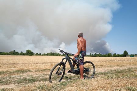 Wildfires in Fontainebleau, France, and more from around the world