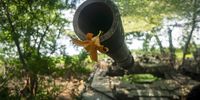 A flower resting on the mouth of a tank's gun as members of Ukraine's 59th Separate Motorized Infantry Brigade named after Yakiv Handziuk conduct repairs on it near a frontline in the Donetsk direction, eastern Ukraine, 02 July 2023 (issued 03 July 2023), amid the Russian invasion. Russian troops entered Ukrainian territory in February 2022, starting a conflict that has provoked destruction and a humanitarian crisis.  EPA-EFE/NIKOLETTA STOYANOVA