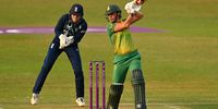 Marizanne Kapp of South Africa bats during the 3rd Royal London Series One Day International between England Women and South Africa Women at Uptonsteel County Ground on 18 July 2022 in Leicester, England. (Photo: Dan Mullan / Getty Images)