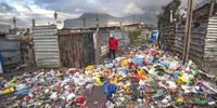 The living conditions at  Overcome Heights Informal Settlement near Lavender Hill on July 28, 2023 in Cape Town, South Africa.  The residents protested over lack of decent housing  and some residents claim that they have been waiting for more than 20 years.  (Photo: Gallo Images / Brenton Geach)