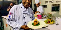 John Moatshe at his stomping ground, Durban's International Convention Centre. Photo: Wanda Hennig