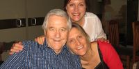 Tony Heard with two daughters of his daughters ,Vicki (back) and Janet. (Photo: Supplied)<br>