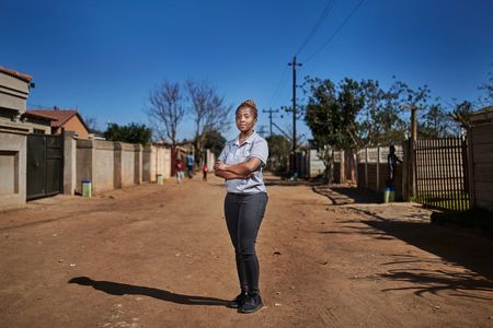 Sesi Mahlangu likes to see children walking tall - and it starts with a pair of shoes