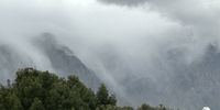 Clouds engulfing Franschhoek mountains. Photographer: Chris Heymans