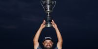 J. J. Spaun of the United States poses with the trophy after winning during the final round of the 125th U.S. OPEN at Oakmont Country Club on June 15, 2025 in Oakmont, Pennsylvania. (Photo by Andy Lyons/Getty Images)
