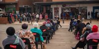 People queue at South African Post Office at JubiIee Mall during adjusted lockdown level 4 on 6 July 2021 in Hammanskraal, South Africa. (Photo: Gallo Images / Alet Pretorius)