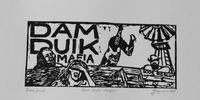 Logo of the mysterious Dam Duik Mafia, who love random swimming in isolated farm dams. (Image: Chris Marais)<br>