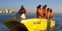 Deploying the shark nets near Durban. (Photo: KwaZulu Natal Sharks Board)
