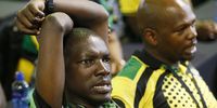 Vissibly disappointed Zweli Mkhize supporters at the 55th National Conference on 19 December 2022. (Photo: Felix Dlangamandla)