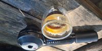 The little camper’s gadget for making Italian espresso in the bush. (Photo: Marita van der Vyver)<br>