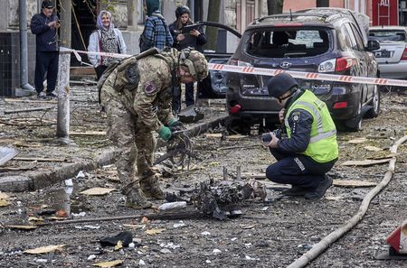 Russian attack on Ukraine's Odesa region sparks fires at port