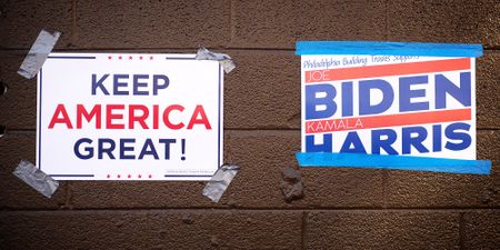 Trump falsely claims victory, after rival Biden voices confidence