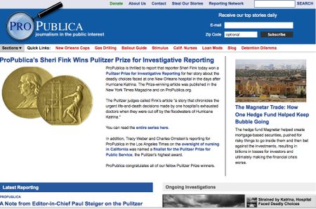 Online’s Bar-Mitzvah: A Pulitzer Prize for Investigative Journalism