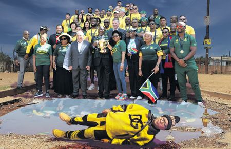 The sad day our rugby team, the Potholes, let us down in Paris