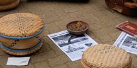 The ceremonial baskets used by the Vavenda during some of their cultural events. These form part of their heritage. Photo: Supplied