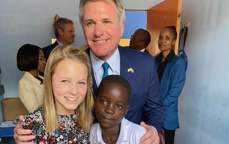 US Congressman brings fight against childhood cancer to Africa