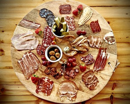 This little piggy made charcuterie