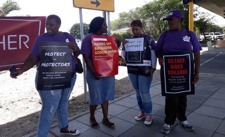 Rape Crisis pickets in support of ‘victimised’ top cop, Brigadier Sonja Harri