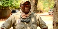 Safari guide Lewis Mangaba. Zimbabwe has some of the best trained guides in Africa, many hungry for work.Photo:Angus Begg