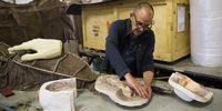 James Dee made the moulds used for the prototype of Amal, which took a month to complete. Photo: Ashraf Hendricks