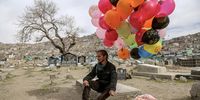 An Afghan street vendor sells balloons during celebrations for Nowruz, the Persian New Year, in Kabul, Afghanistan, 20 March 2024. Nowruz, which this year falls on 20 March has been celebrated for at least three thousand years, is the most revered celebration in the greater Persian world, which includes the countries of Iran, Afghanistan, Azerbaijan, Turkey, and portions of western China and northern Iraq.  EPA-EFE/SAMIULLAH POPAL