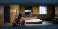 Psychiatric patients rest on their beds inside the only government psychiatric hospital in Kashmir. (Photo: EPA/ A ltaf Qadri)