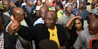 Cyril Ramaphosa during the Voter Registration Weekend Drive in Mamelodi on 4 February 2024 in Pretoria. (Photo: Gallo Images / Frennie Shivambu)