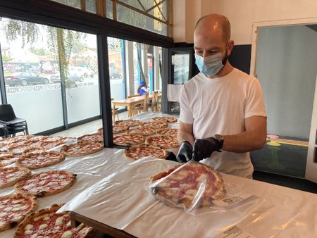 A piece of pizza happiness for the lockdown era