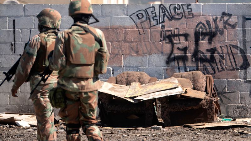 Western Cape army deployment — a plaster on gaping gang gunshot wounds