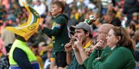 Fans wrapped up in the action at Nelson Mandela Bay Stadium, Gqeberha as the Springboks  take on Italy. (Photo: Deon Ferreira)
