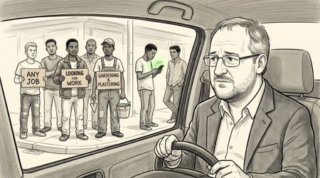 Mini budget applause is meaningless to young jobseekers hustling on street corners
