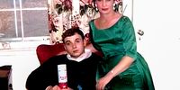 A rare glimpse of young Divine with his mother, Frances Milstead. (Photo: John Waters / Facebook)