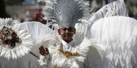 Students participate in a cultural parade to mark the 80th Independence Day celebrations in Banda Aceh, Indonesia, 18 August 2025. Indonesia is celebrating the 80th anniversary of its independence from the Netherlands, which was proclaimed on 17 August 1945.  EPA/HOTLI SIMANJUNTAK