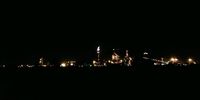 Saldana Steel at night.