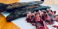 8. Venison biltong is best eaten dry and carved with a sharp and effective electrical cutter.  Photo: Louzel Lombard Steyn