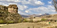 Face Rock on Sunnyside Guest Farm, 10 km from Clarens towards Golden Gate. Photographer: Heléne Steyl
