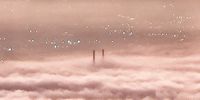 Cape Towns icon Athline Power Station peeking through the clouds. Photographer: Deon van Schalkwyk
