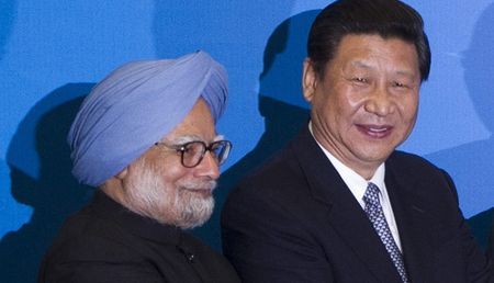 China and India face off along frozen border