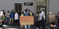 Refugees and asylum seekers in Cape Town began their sit-in protest more than 2 months ago demanding they be resettled out of South Africa because of xenophobia. (Photo: Sandisiwe Shoba)
