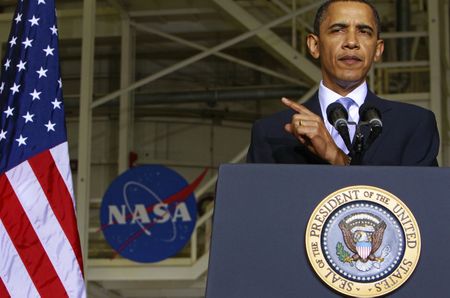 Obama fires up the Nasa rockets for a slow burn