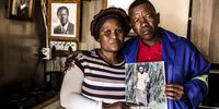 Daniel and Lydia Maretele and his late sister, Maria Mpabane Maretele. (Photo: Mark Lewis)